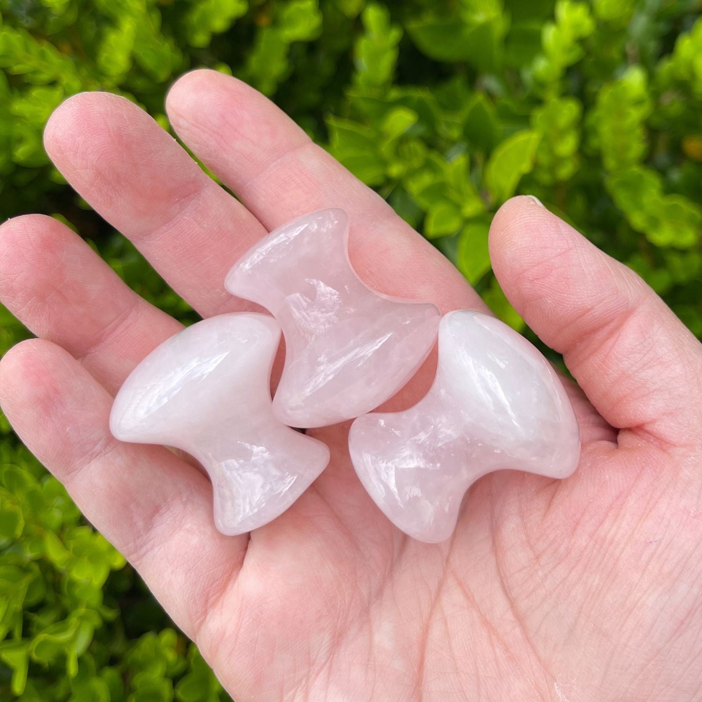 Rose Quartz Gua Sha (Mushroom) - Divine Birth