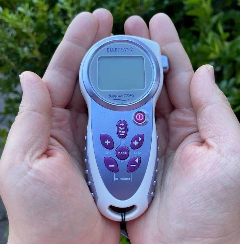 Elle TENS 2 machine pain relief in labour